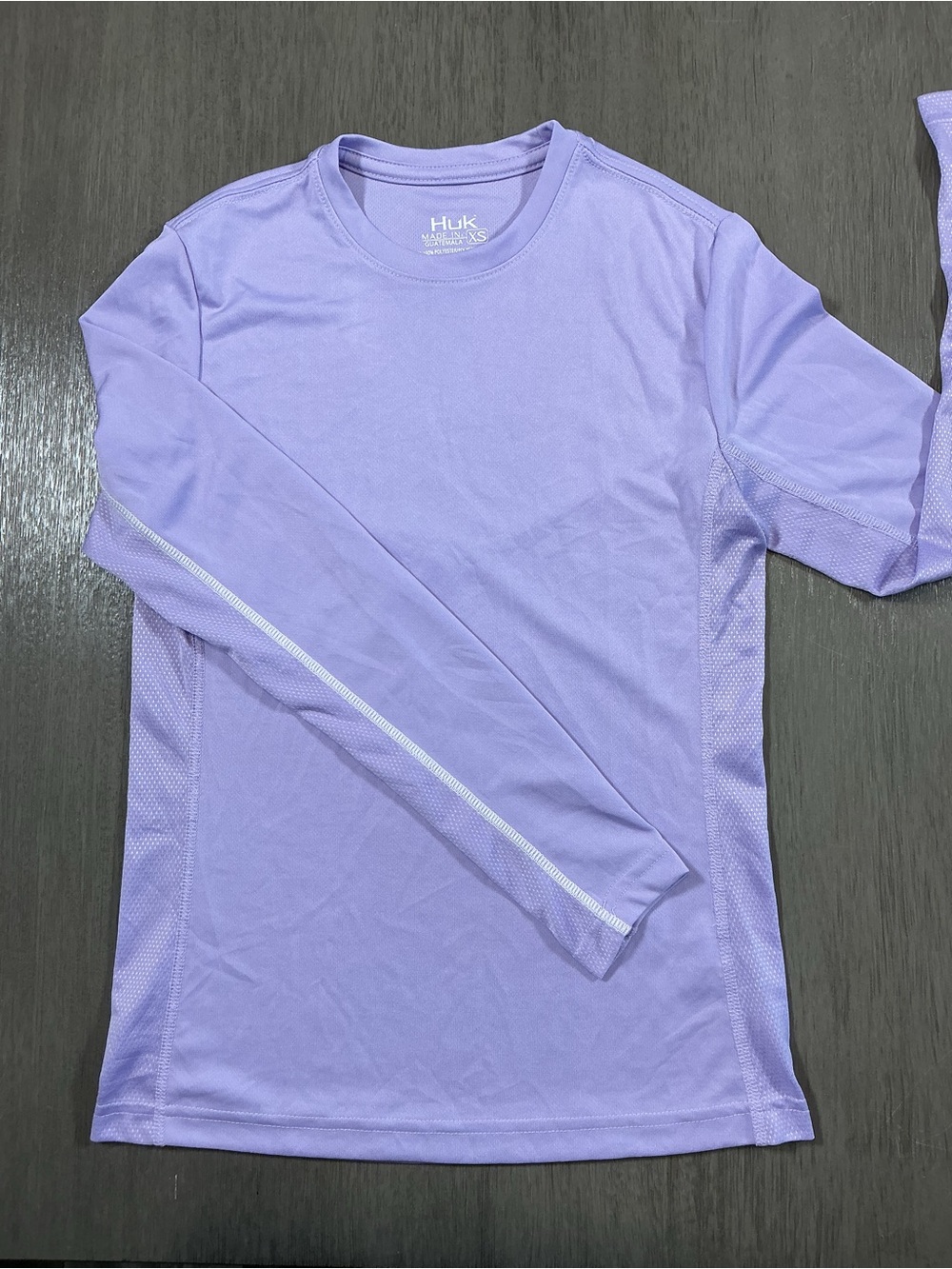 Huk Women’s Lavender Pursuit Long Sleeve Performance Fishing Shirt Size XS